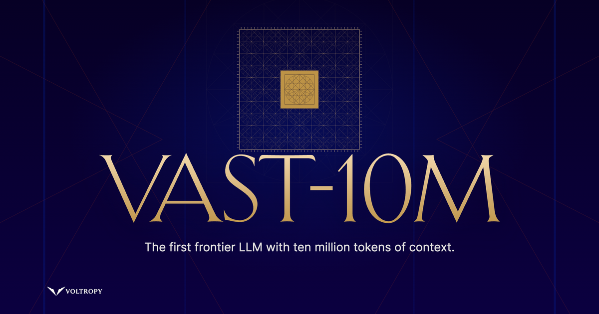 Vast-10M: The First Frontier LLM with 10M Tokens of Context